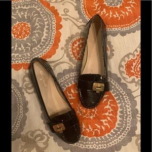 Cole Haan Black patent driving shoes